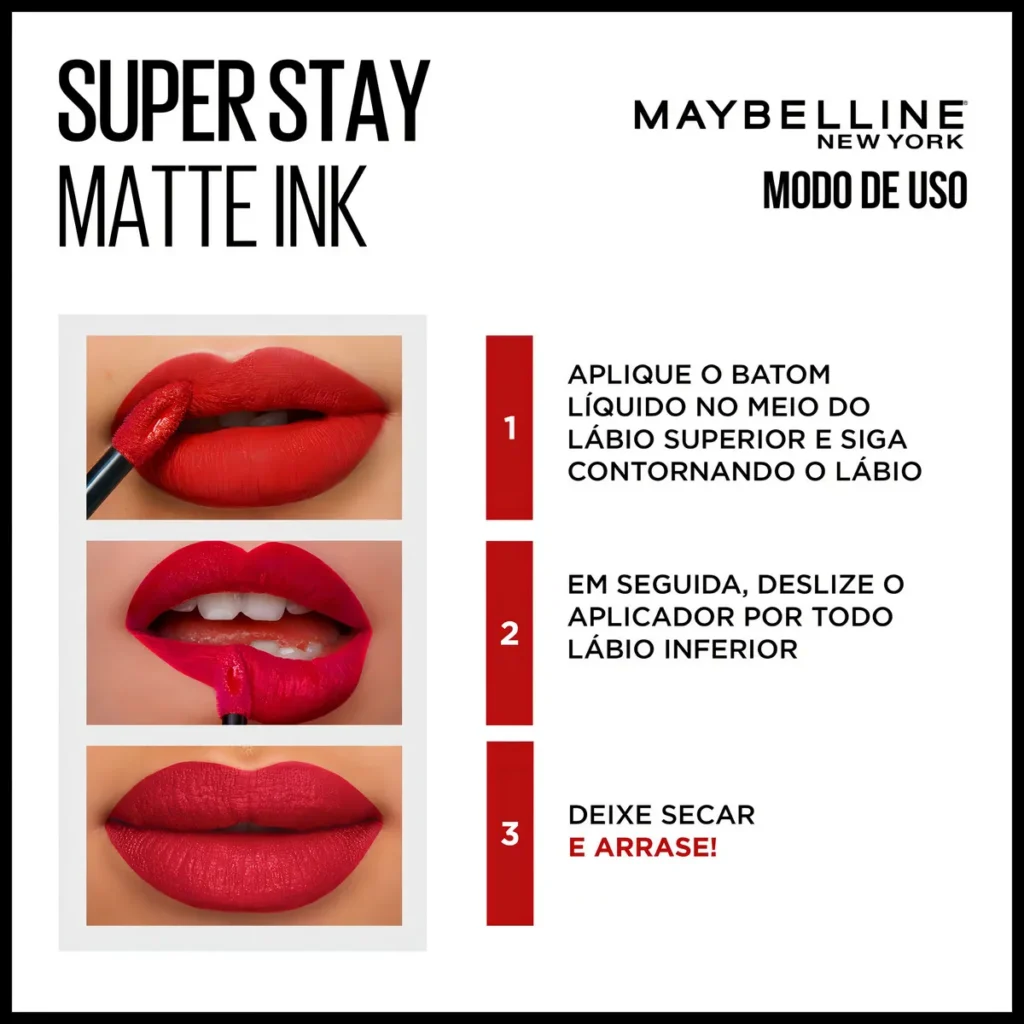 Batom Maybelline Matte Ink Super Stay