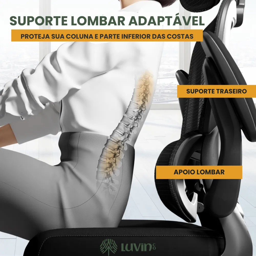 Cadeira ergonomica luvinco b500