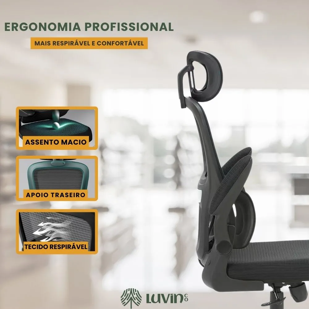 Cadeira ergonomica luvinco b500