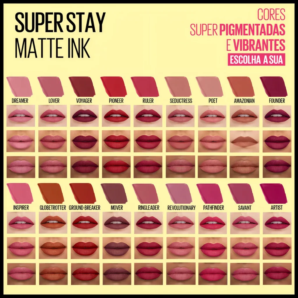 Batom Maybelline Matte Ink Super Stay