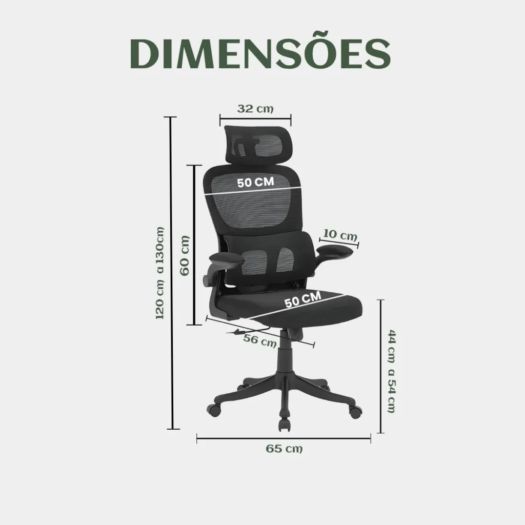 Cadeira ergonomica luvinco b500