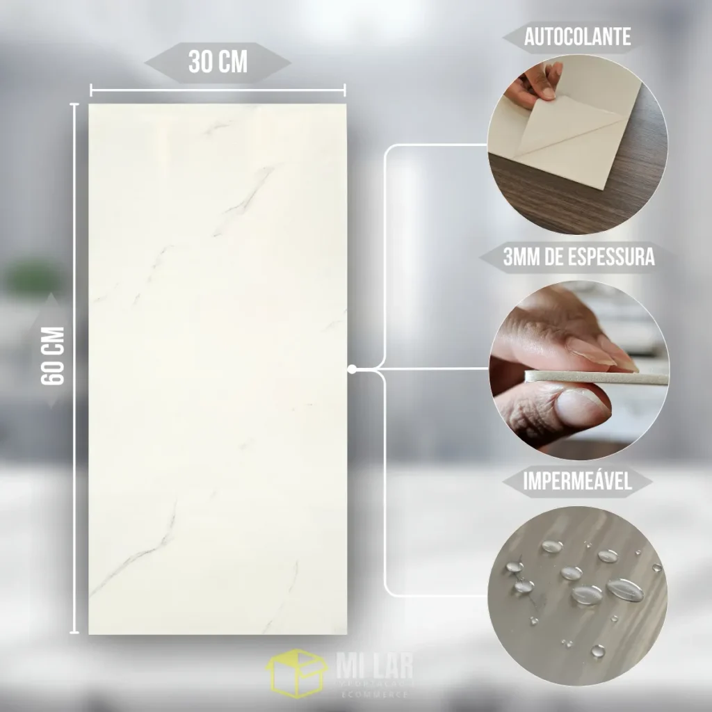 placa adesiva marmore
